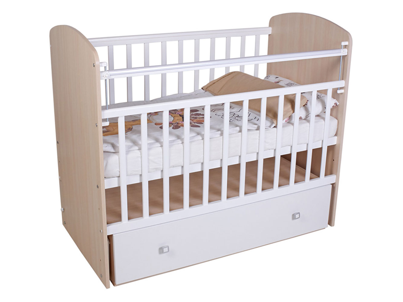 Кроватка для новорожденных Кроватка детская Фея 750 Нова фото 1